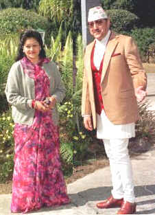 King and Queen of Nepal, 1998.