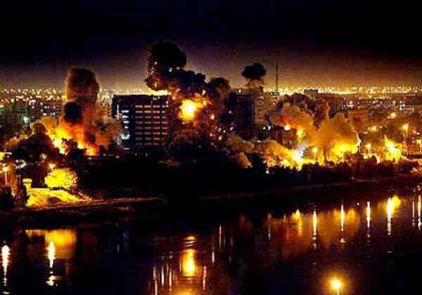 Baghdad bombed