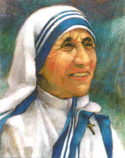Mother Theresa, alive