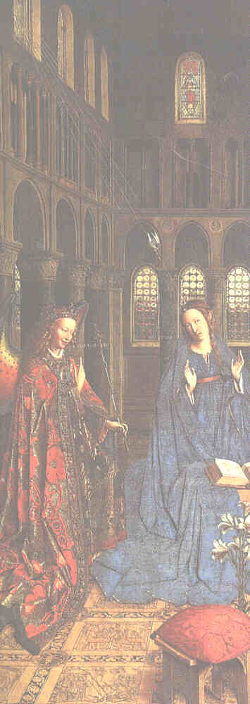 Annunciation by Van Eyck