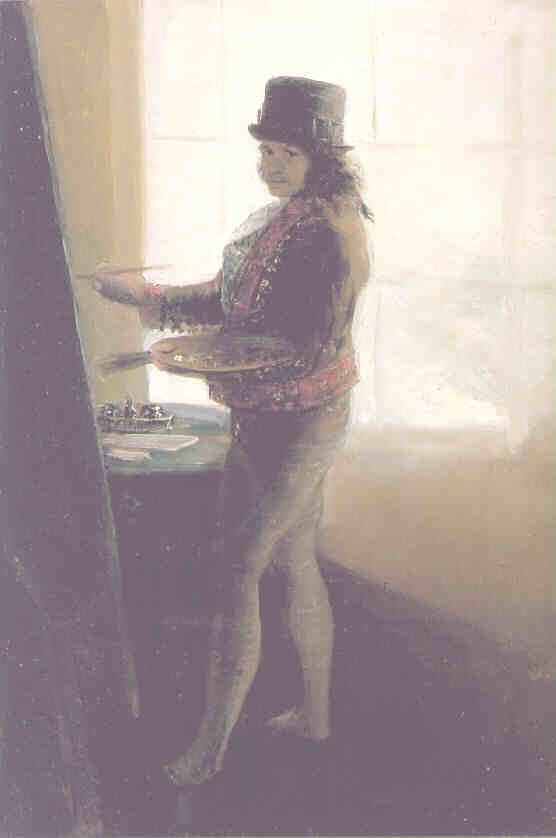 Goya self-portrait