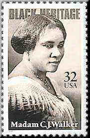 Madam Walker stamp