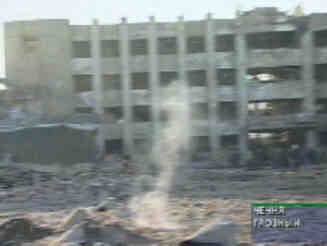 Grozny headquarters bombed