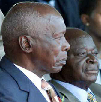 Arap Moi and Kibaki