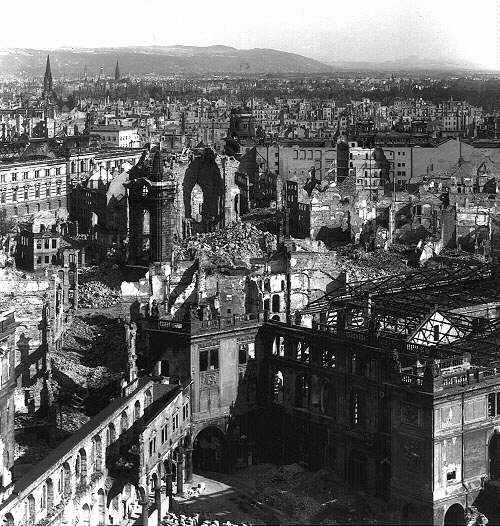 Dresden after bombing