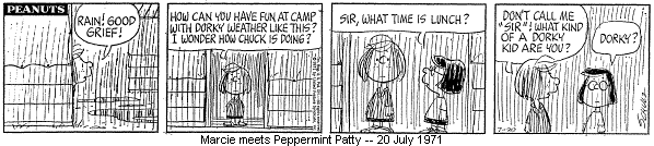 Marcie meets Peppermint Patty